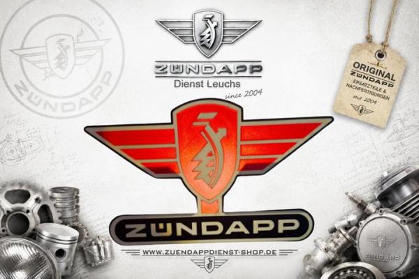 Zündapp Leuchtkasten / Wandlogo – Flügelwappen – 240 × 150 mm